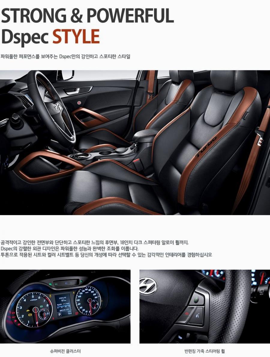  Hyundai Veloster 2015 года  (KR) (фото 5 из 20)
